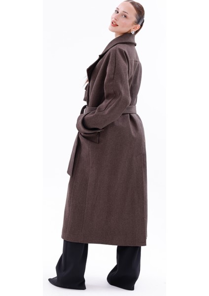 Standart Beden Kadın Kaşe Kaban modelleri