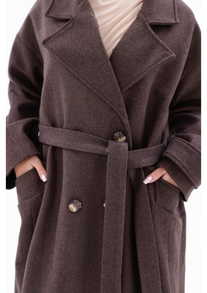 Standart Beden Kadın Kaşe Kaban fırsatları