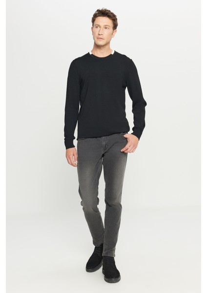 Standart Fit Normal Kesim Bisiklet Yaka Triko Kazak fiyatları