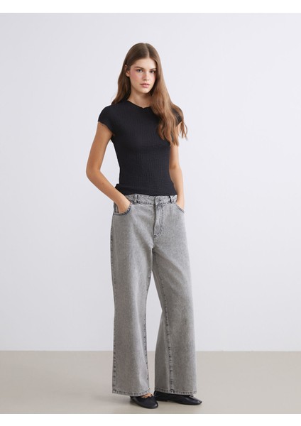 Yeni Sezon Wideleg Kadın Jean Pantolon fiyatları