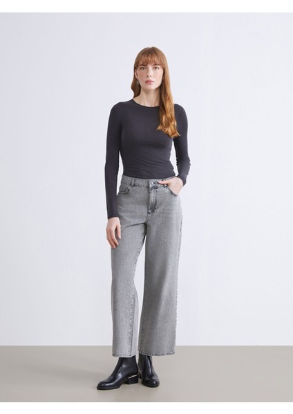 Yeni Sezon Wideleg Kadın Jean Pantolon fırsatları