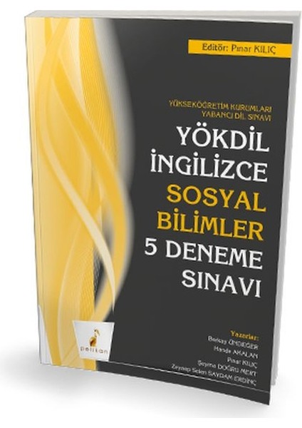 Pelikan Yökdil Ingilizce Sosyal Bilimler 5 Deneme Sınavı