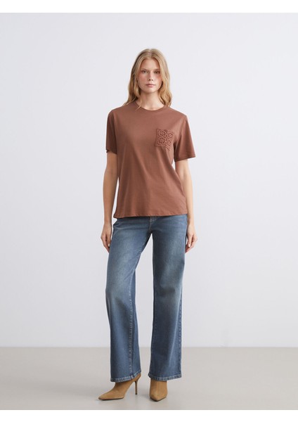 Yeni Sezon Wideleg Kadın Jean Pantolon