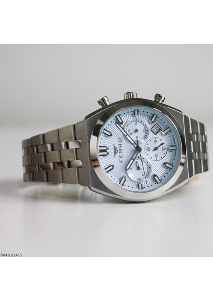 FM43022A15 Çelik Kordonlu Erkek Kol Saati