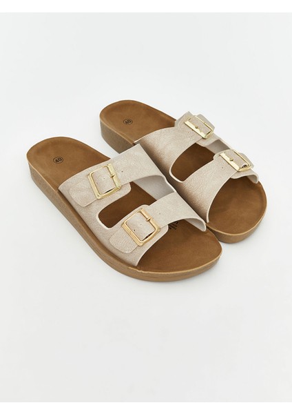 Yeni Sezon Süet Görünümlü Kadın Terlik