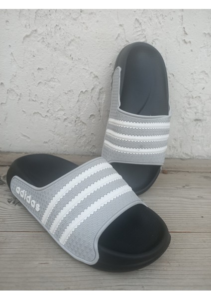 Zigzag Desen Gri Terlik indirimleri