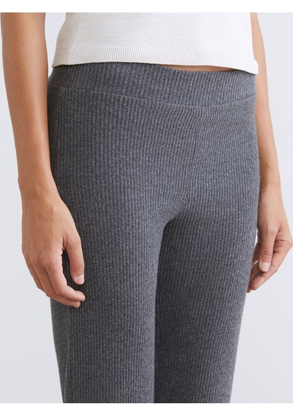 Yeni Sezon Beli Lastikli Geniş Paça Kadın Pantolon modelleri