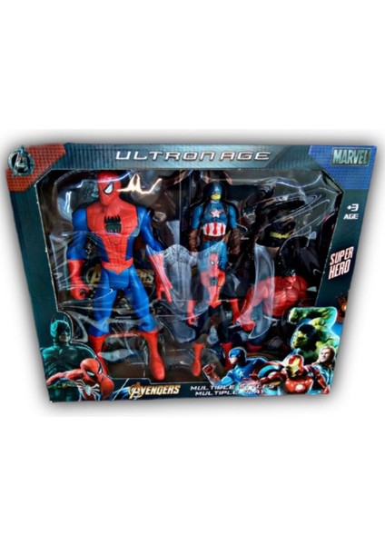 Kids Oyuncak Büyük Spiderman ve Küçük Karakter 8818-3 Sp