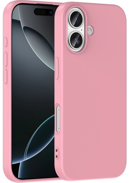 iPhone 17 ile Uyumlu Liquid Serisi Içi Kadife Lansman Silikon Kılıf