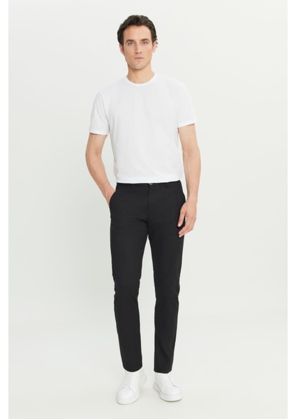 Pamuklu Slim Fit Dar Kesim Armürlü Yan Cepli Casual Pantolon modelleri