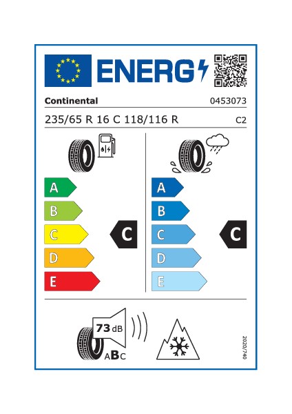 235/65R16C 118/116R (115/113S) Vancowinter 2 10PR Kış Lastiği (Üretim Yılı : 2025) fiyatları