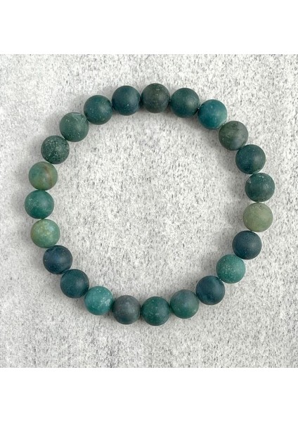 Yosunlu Mat Akik Doğal Taş Bileklik fiyatları