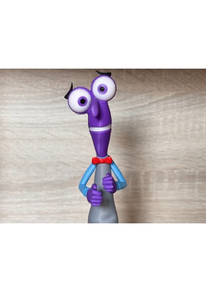 Ters Yüz Korku Mor Dekoratif Figür – 3D Baskı Koleksiyon Biblo | Renkli Masa Üstü Ev ve Ofis Dekoru fırsatları