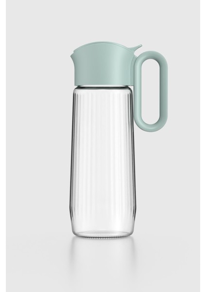 Luvia 1500 ml Cam Gravürlü Sürahi 111034 Yeşil