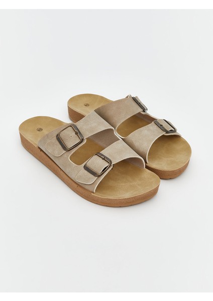 Yeni Sezon Süet Görünümlü Kadın Terlik