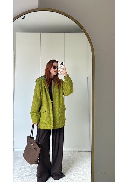 Orijinal Marka Kısa Kalın Astarlı Teddy Kaban Mont Ceket Ithal Kumaş fırsatları