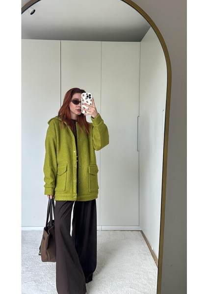 Orijinal Marka Kısa Kalın Astarlı Teddy Kaban Mont Ceket Ithal Kumaş