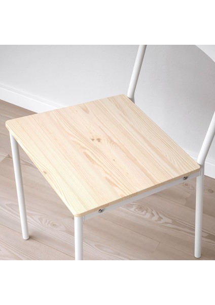 Yemek Masası Takımı, Beyaz-Çam, 6 Sandalyeli, Açılabilir fırsatları