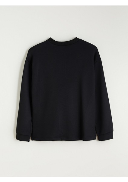 Yeni Sezon Bisiklet Yaka Kadın Sweatshirt fiyatları