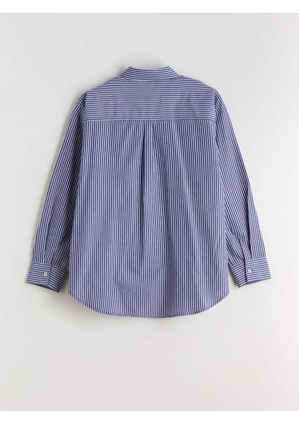 Yeni Sezon Çizgili Oversize Kadın Gömlek fiyatları