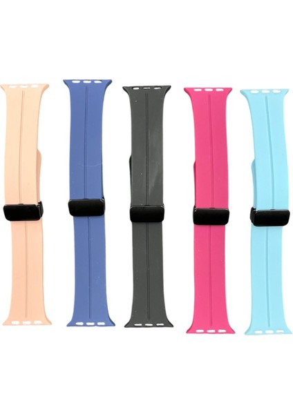 Silikon Mıknatıslı Akıllı Saat Kordonu 38/40/41MM (Uyumlu) indirimleri