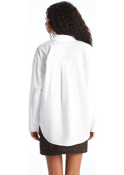Yeni Sezon Oversize Poplin Kadın Gömlek fırsatları