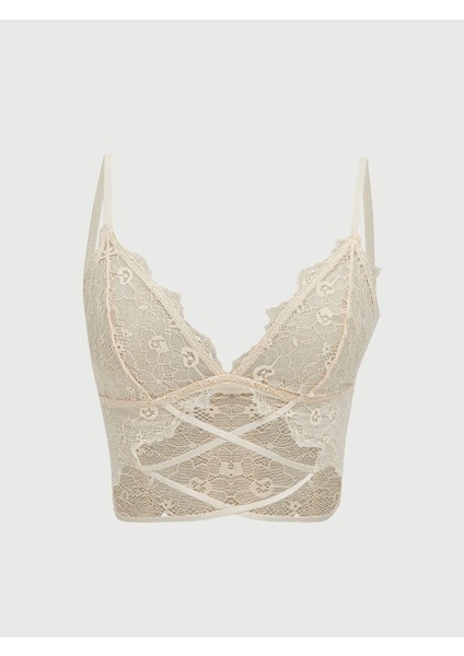 Yeni Sezon Balensiz Dolgusuz Dantelli Fantezi Bralet