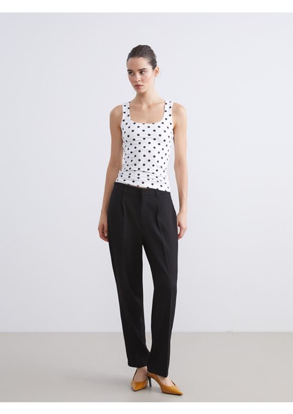 Yeni Sezon U Yaka Puantiyeli Kadın Atlet fiyatları