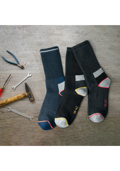 Pamuklu Taban Altı Havlulu Termal Erkek Çorabı 6016 indirimleri