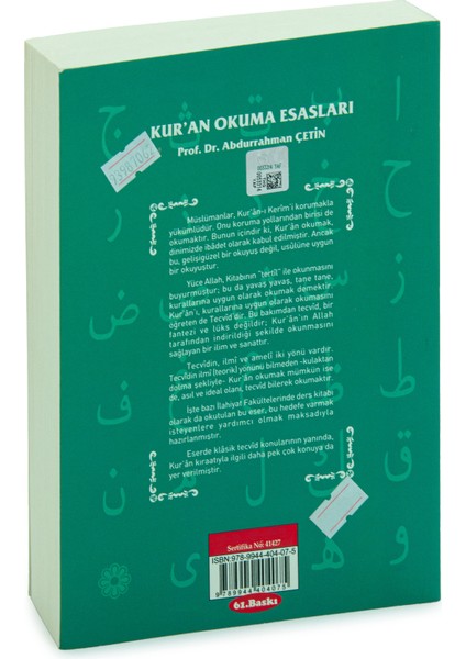 Kuran Okuma Esasları (Tecvid) fiyatları