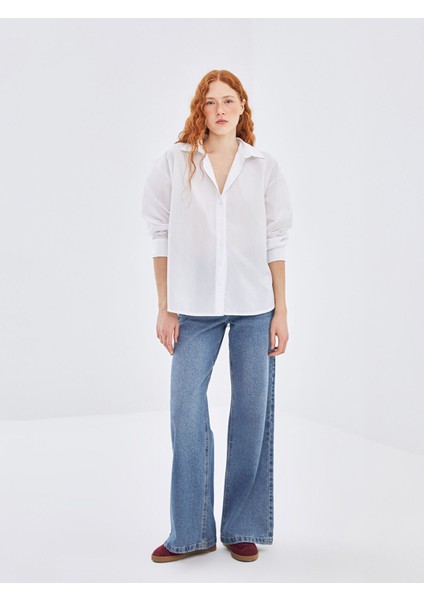 Yeni Sezon Oversize Poplin Kadın Gömlek fiyatları