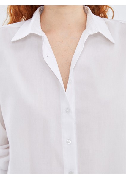 Yeni Sezon Oversize Poplin Kadın Gömlek modelleri