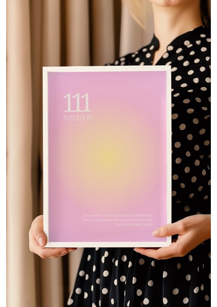 Aura Serisi Beyaz Çerçeveli Poster, Tablo NO:163 modelleri