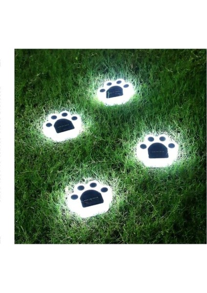 2 Adet Güneş Enerjili 5 Watt Beyaz Işık Solar Çim Için Kedi Patisi indirimleri