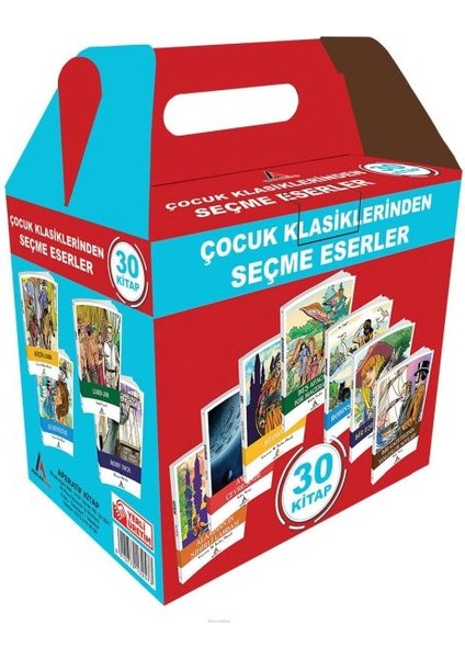 Çocuk Klasiklerinden Seçme Eserler (30 Kitap Kutulu)