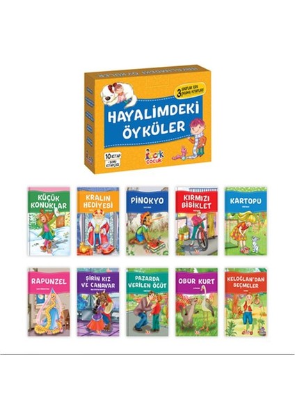 Hayalimdeki Öyküler– (10 Kitap+Soru Kitapçığı)