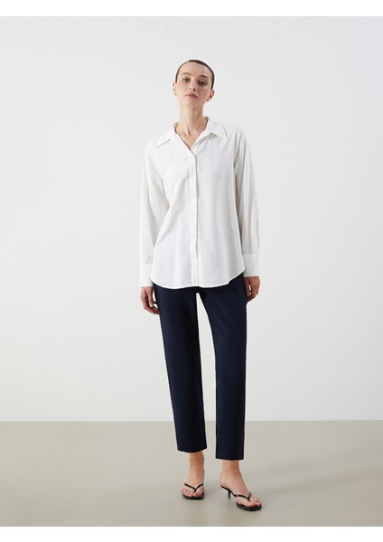 Yeni Sezon Beli Lastikli Havuç Kesim Kadın Pantolon