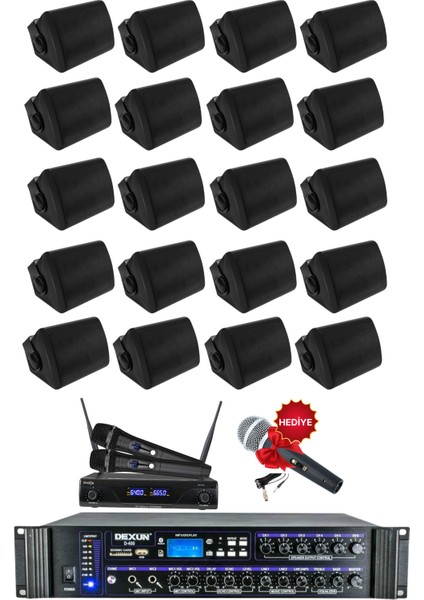 Drt-6 Sütun Hoparlör Mağaza Dükkan Kafe Seslendirme ve Okul Anons Sistemi modelleri