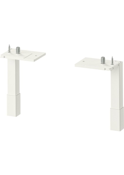 Ayak, Beyaz, 12,5 Cm, Dolap Iskeletleri Için