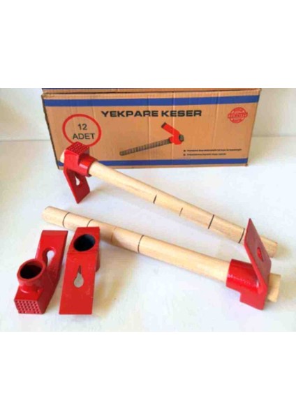 12 Adet Saplı Inşaat Sektöründe Kullanılan Keser, Dayanıklı Yapısıyla Uzun Ömürlü Saplı Tasarımı Sayesinde Kolayca Tutulabilir Keser Keser fiyatları