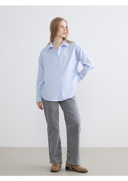 Yeni Sezon Oversize Oxford Kadın Gömlek fiyatları