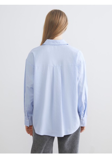 Yeni Sezon Oversize Oxford Kadın Gömlek fırsatları