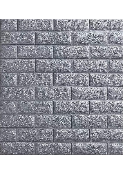 Yapışkanlı Duvar Paneli 3D Dekoratif Esnek Duvar Kağıdı Kaplama Köpük (70X77)