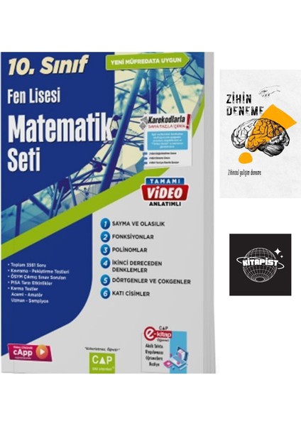 10. Sınıf Fen Lisesi Matematik SETI+ZIHINDENEME-KD691