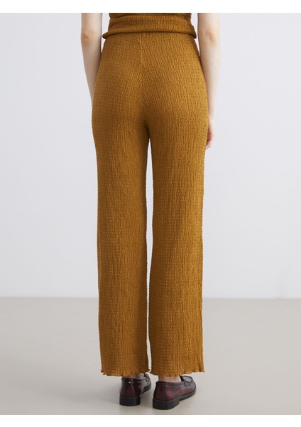 Yeni Sezon Beli Lastikli Dokulu Kadın Pantolon fırsatları