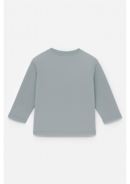 Unisex Çocuk Happiness Nakışlı Cepli Fitilli Kaşkorse Tişört modelleri
