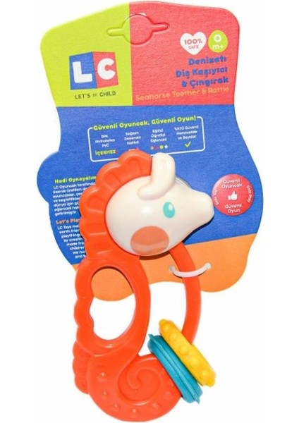 Enfal Oyuncak Lets Be Child Denizatı Diş Kaşıyıcı & Çıngırak Lc 30930-TURUNCU