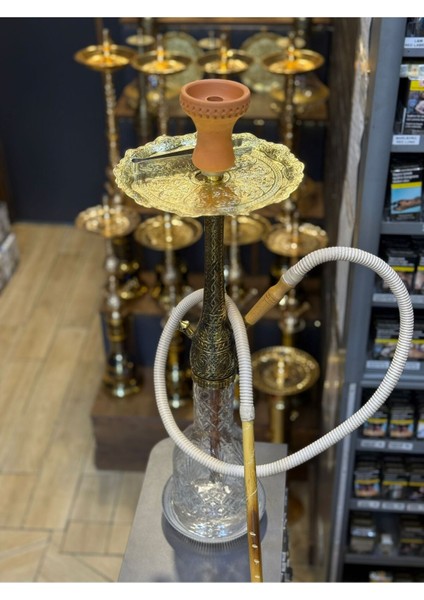 Bakır Nargile Takımı Özel Tasarım 65 cm fiyatları