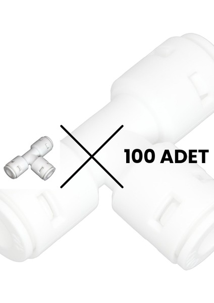 Su Arıtma Cihazı T Bağlantı / 100 Adet