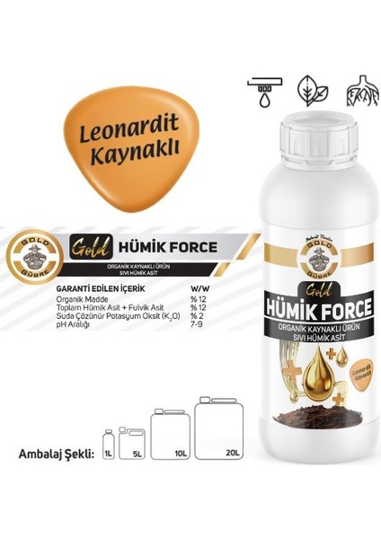 Gold Hümik Force (Leonardit Kaynaklı) fiyatları